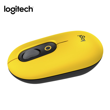 MOUSE LOGITECH POP BLUETOOTH BLACK/YELLOW (910-006543)-P